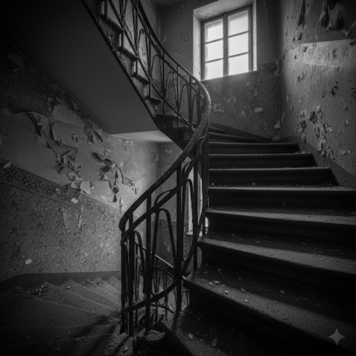 La cage d&rsquo;escalier